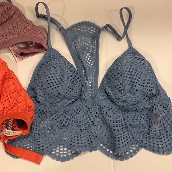 Set of 4- Victoria’s Secret Halter Bralette size Small - Picture 8 of 16